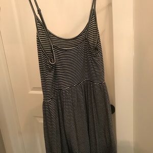 Stripped babydoll dress